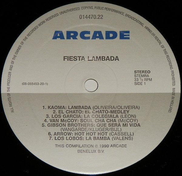 Various - Fiesta Lambada (LP Tweedehands) - Discords.nl