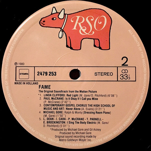 Various - Fame (The Original Soundtrack From The Motion Picture) (LP Tweedehands)