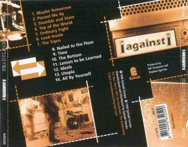 I Against I - Headcleaner (CD)