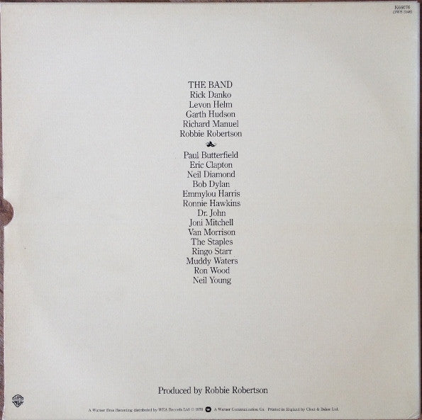 Band, The - The Last Waltz (LP Tweedehands)