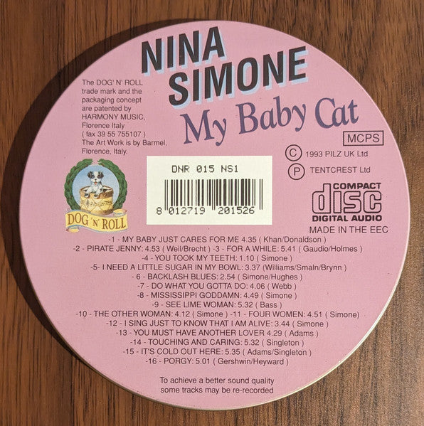 Nina Simone - My Baby Cat (CD Tweedehands)