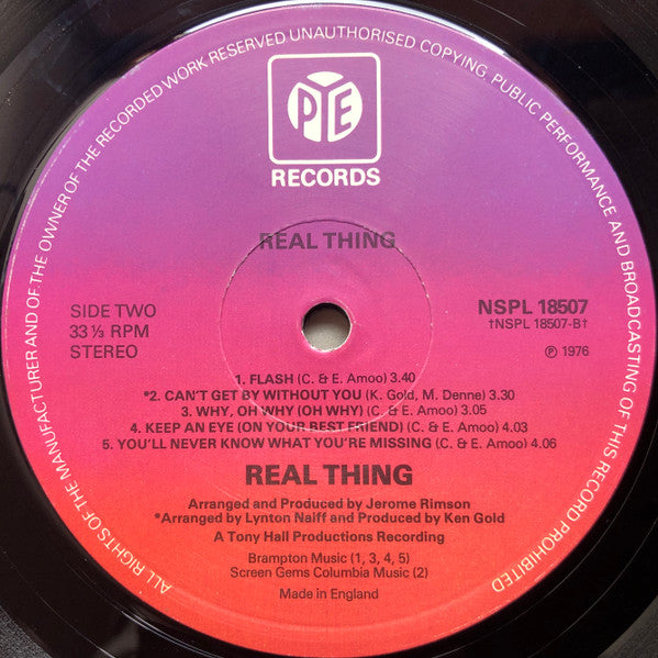 Real Thing, The - Real Thing (LP Tweedehands)