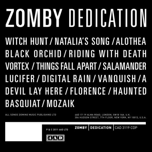 Zomby - Dedication (CD) - Discords.nl