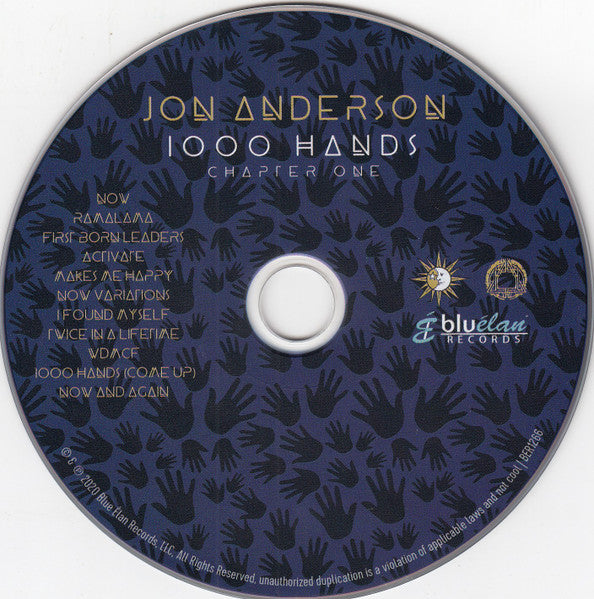 Jon Anderson - 1000 Hands (Chapter One) (CD)