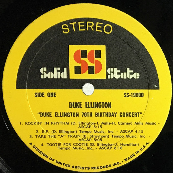 Duke Ellington - Duke Ellington's 70th Birthday Concert (LP Tweedehands) - Discords.nl