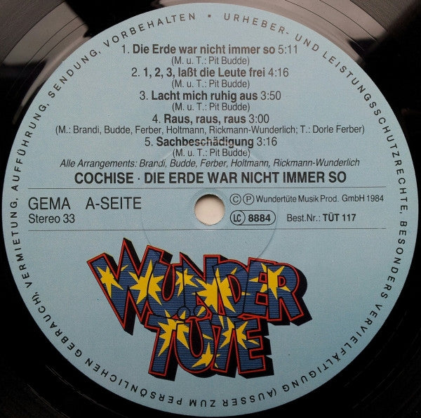 Cochise - Die Erde War Nicht Immer So (LP Tweedehands)