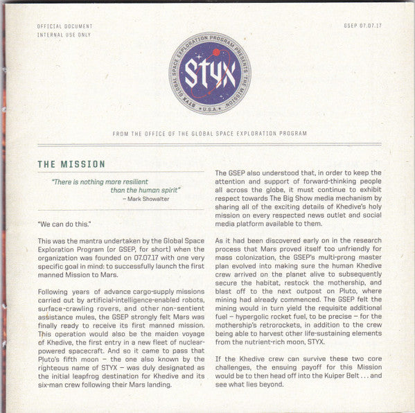 Styx - The Mission (CD)