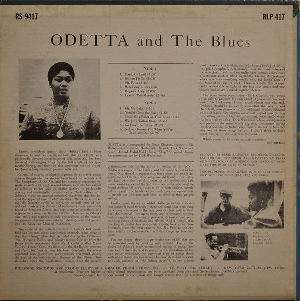 Odetta - Odetta And The Blues (LP Tweedehands)