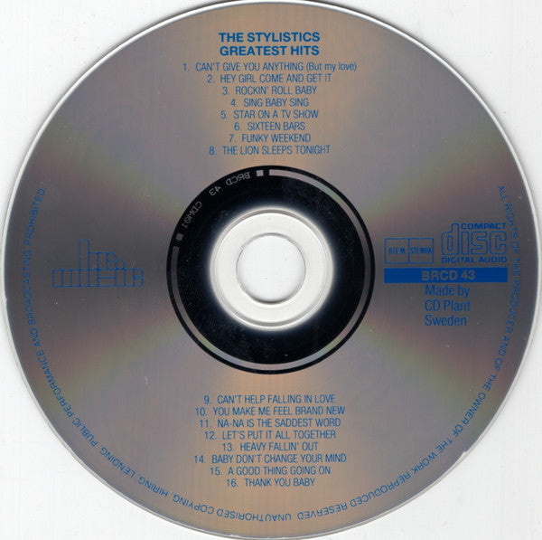 Stylistics, The - Greatest Hits (CD)