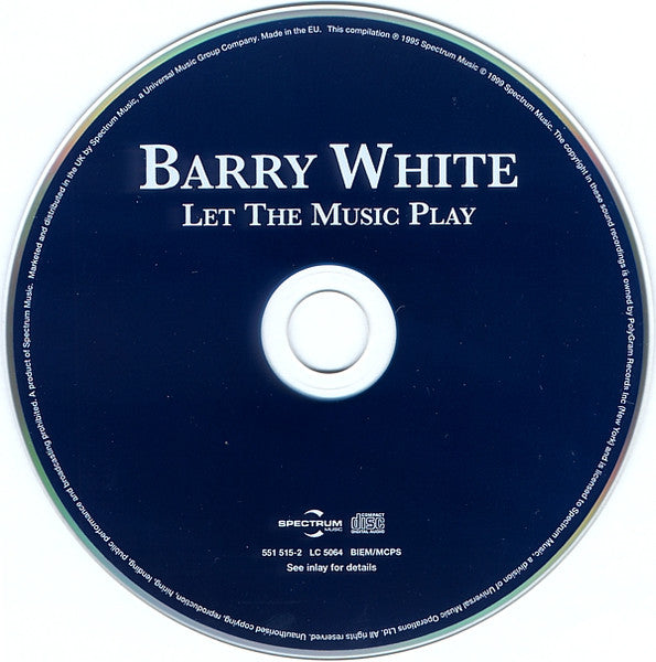 Barry White - Let The Music Play + Can't Get Enough (CD)