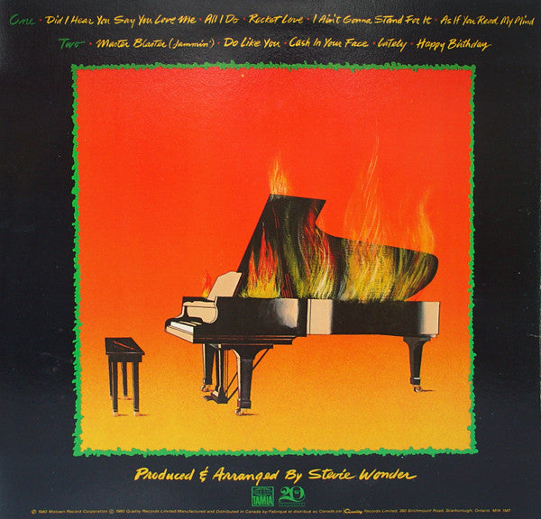 Stevie Wonder - Hotter Than July (LP Tweedehands)