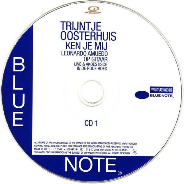 Trijntje Oosterhuis, Leonardo Amuedo - Ken Je Mij (CD Tweedehands) - Discords.nl