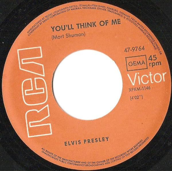 Elvis Presley - Suspicious Minds / You'll Think Of Me (7-inch Tweedehands)