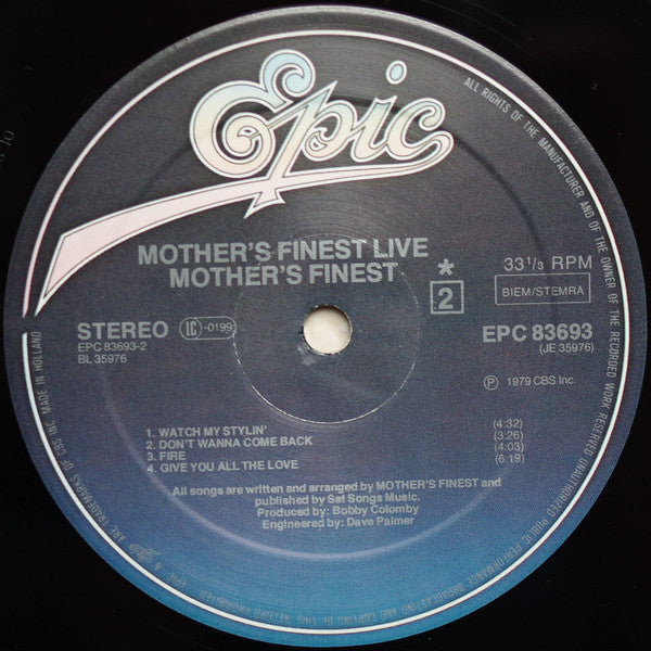 Mother's Finest - Mother's Finest Live (LP Tweedehands)