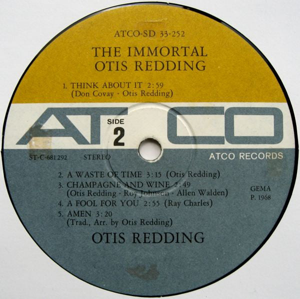 Otis Redding - The Immortal Otis Redding (LP Tweedehands) - Discords.nl