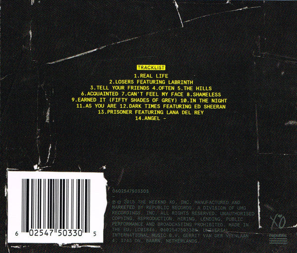 Weeknd, The - Beauty Behind The Madness (CD)