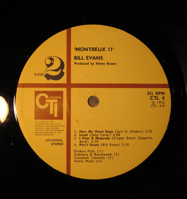 Bill Evans - Montreux II (LP Tweedehands) - Discords.nl