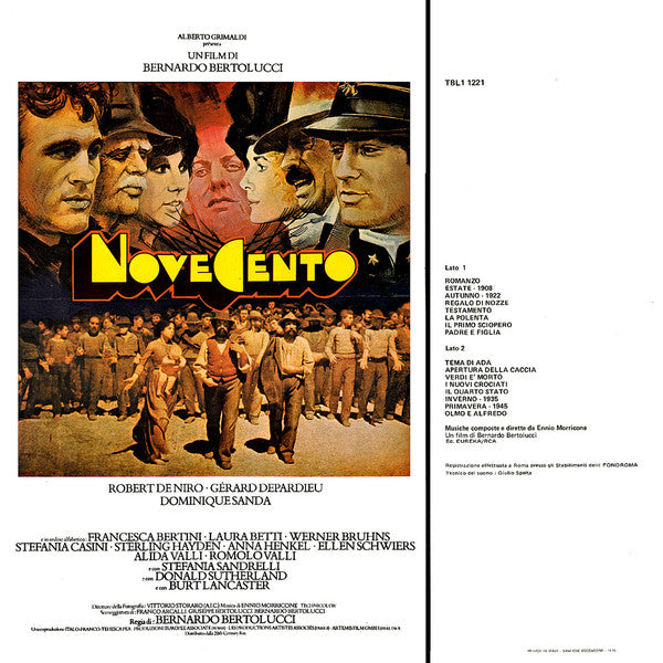 Ennio Morricone - Novecento (Colonna Sonora Originale Del Film) (LP Tweedehands)