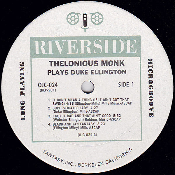 Thelonious Monk - Thelonious Monk Plays Duke Ellington (LP Tweedehands) - Discords.nl