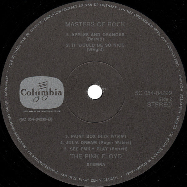 Pink Floyd - Masters Of Rock (LP Tweedehands) - Discords.nl