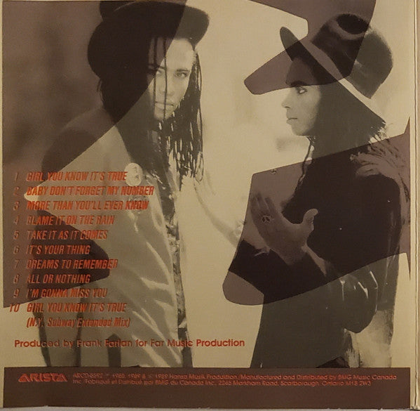 Milli Vanilli - Girl You Know It's True (CD Tweedehands) - Discords.nl