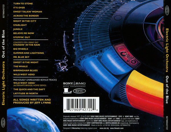 Electric Light Orchestra - Out Of The Blue (CD)