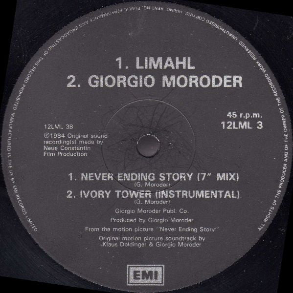 Limahl - The NeverEnding Story (12" Tweedehands)