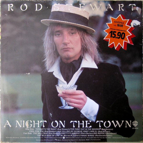 Rod Stewart - A Night On The Town (LP Tweedehands)