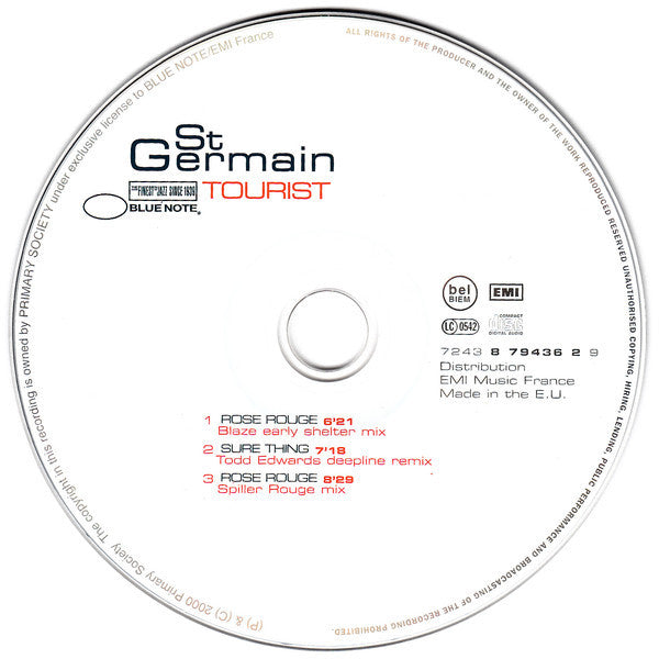 St Germain - Tourist (CD Tweedehands)