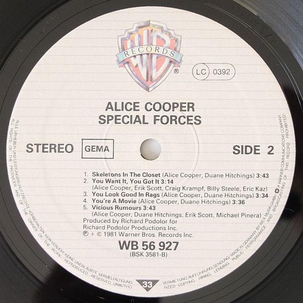 Alice Cooper - Special Forces (LP Tweedehands) - Discords.nl