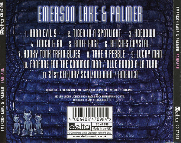 Emerson, Lake & Palmer - Fanfare (The 1997 World Tour) (CD)