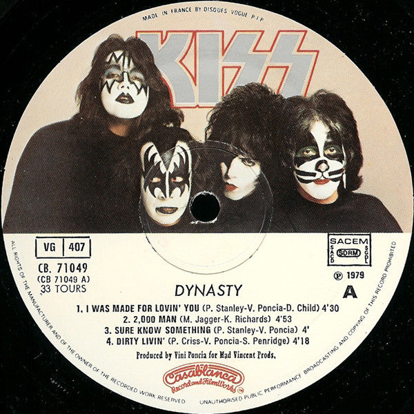 Kiss - Dynasty (LP Tweedehands)