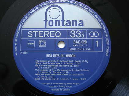 Rita Reys - In London (LP Tweedehands)