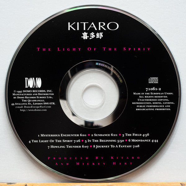 Kitaro - The Light Of The Spirit (CD)