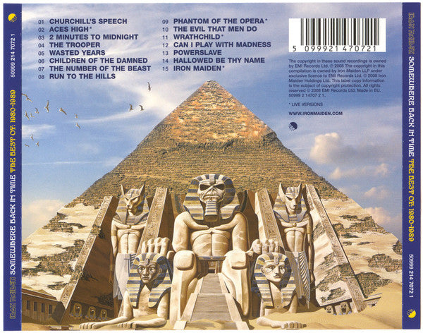 Iron Maiden - Somewhere Back In Time (The Best Of: 1980-1989) (CD Tweedehands)