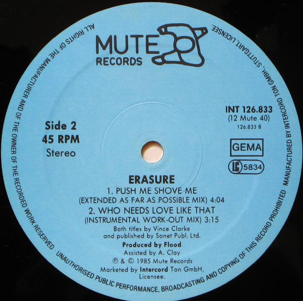 Erasure - Who Needs Love Like That (12" Tweedehands)