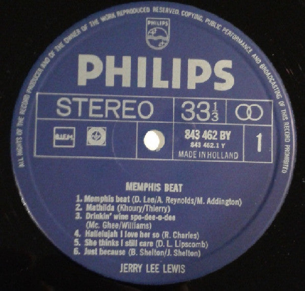 Jerry Lee Lewis - Memphis Beat (LP Tweedehands)