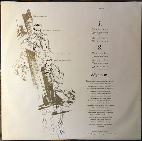 Swing Out Sister - It's Better To Travel (LP Tweedehands) - Discords.nl