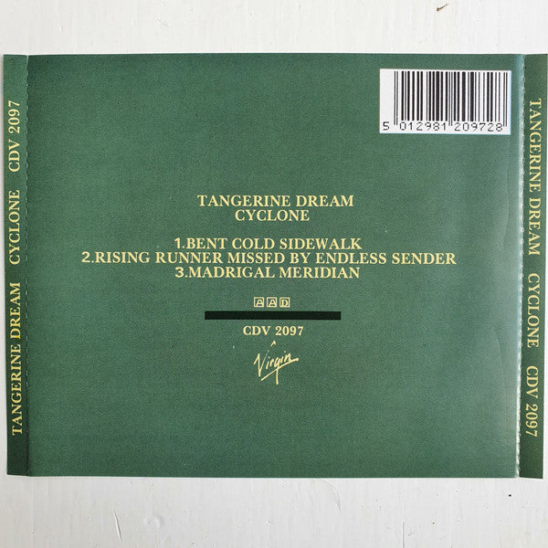 Tangerine Dream - Cyclone (CD Tweedehands)