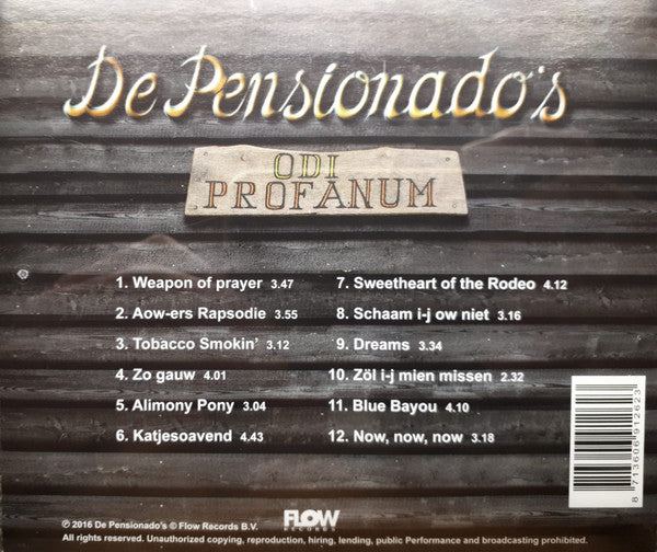 De Pensionado's - Odi Profanum (CD Tweedehands)