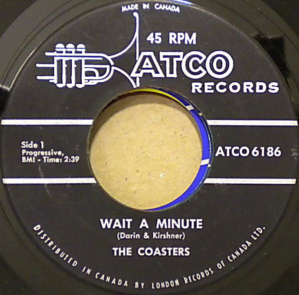 Coasters, The - Wait A Minute / Thumbin' A Ride (7-inch Tweedehands) - Discords.nl