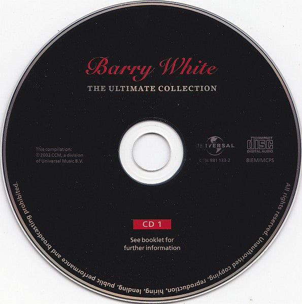 Barry White - The Ultimate Collection (CD Tweedehands)