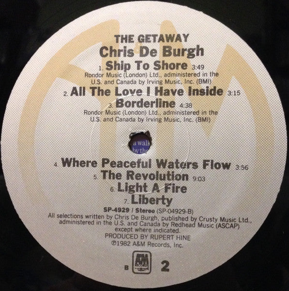 Chris de Burgh - The Getaway (LP Tweedehands)