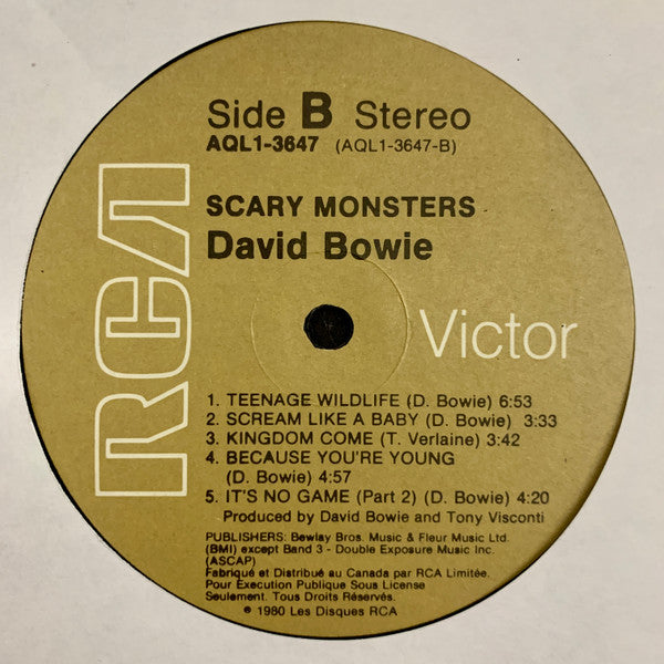 David Bowie - Scary Monsters (LP Tweedehands)