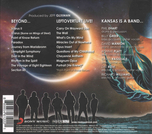 Kansas (2) - Leftoverture Live & Beyond (CD)