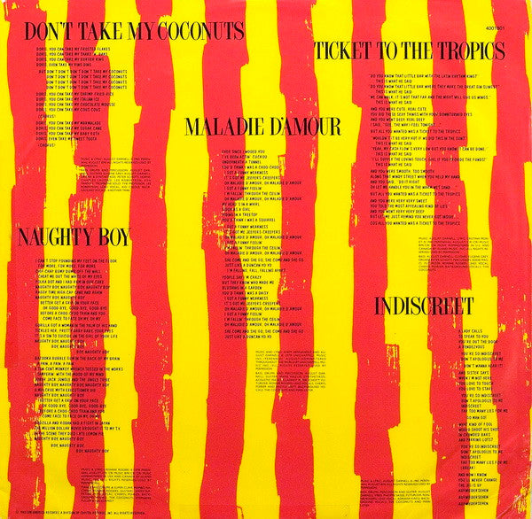 Coconuts, The - Don't Take My Coconuts (LP Tweedehands) - Discords.nl