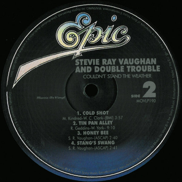 Stevie Ray Vaughan & Double Trouble - Couldn't Stand The Weather (LP)