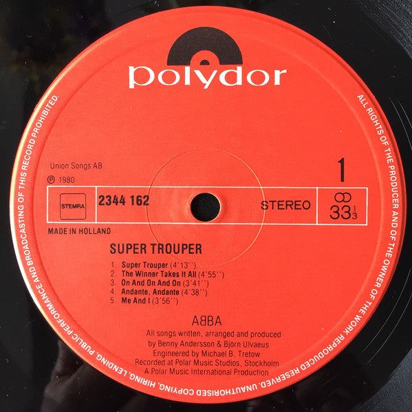 ABBA - Super Trouper (LP Tweedehands)