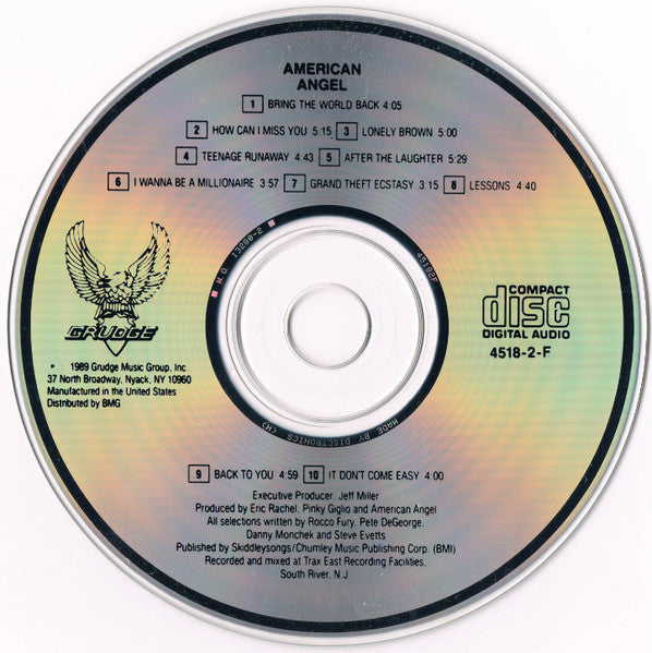 American Angel - American Angel (CD Tweedehands)