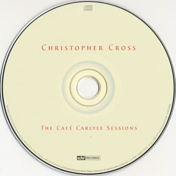 Christopher Cross - The Cafe Carlyle Sessions (CD Tweedehands)